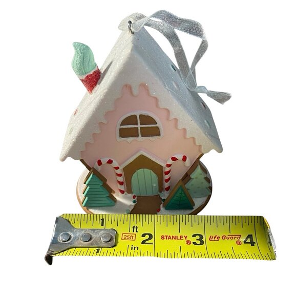 Hallmark Signature Home Sweet Home Ornament Pink Gingerbread House NEW - Picture 9 of 9